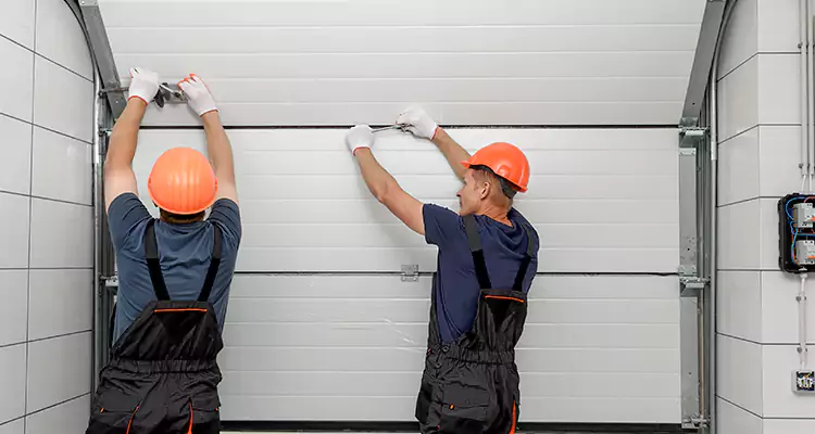 Garage Door Bottom Panel Repair in Palm Harbor, FL