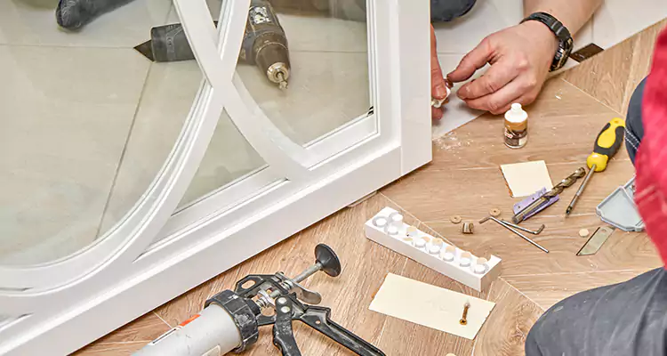 Interior Patio Door Casing Repair in Palm Harbor, FL